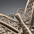 British Vintage Filigree Butterfly Silver Brooch 1